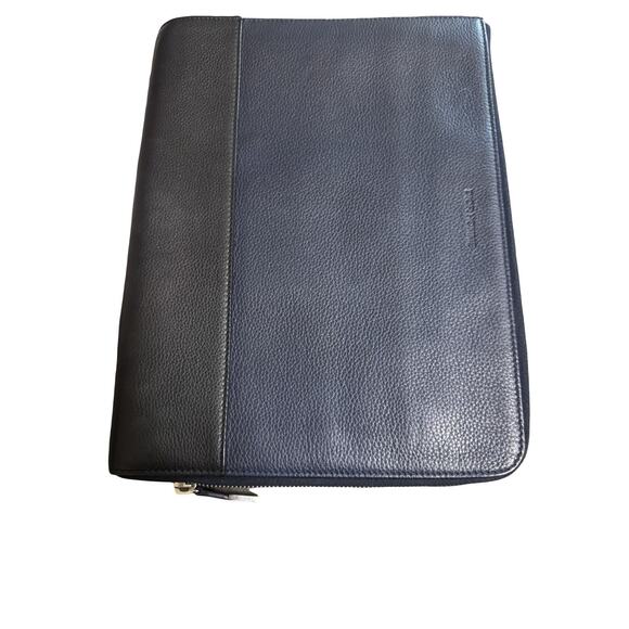 Dior Homme Men’s Leather Portfolio Document Holder Black/Navy – Made in Italy - Picture 2 of 8